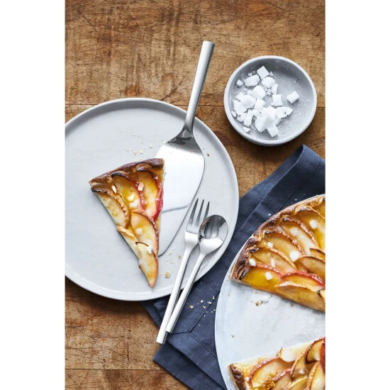 WMF Nuova Obst-/ Kuchenbesteck Set 13-teilig, Für 6 Personen Tee-/ Kaffeelöffel Kuchengabel Tortenheber Cromargan Edelstahl Poliert, Glänzend, Spülmaschinengeeignet 4 WMF Nuova Obst-/ Kuchenbesteck Set 13-teilig, Für 6 Personen Tee-/ Kaffeelöffel Kuchengabel Tortenheber Cromargan Edelstahl Poliert, Glänzend, Spülmaschinengeeignet – Bild 2