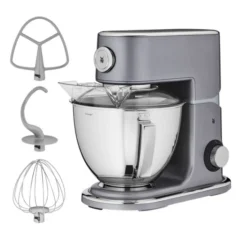 WMF Profi Plus Küchenmaschine, 1000 W, Cromargan-Rührschüssel 5 L, Planetarisches Rührwerk, 8 Geschwindigkeitsstufen, Steel Grey -VMD Geschäft unnamed file 599