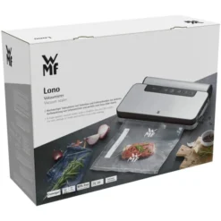 WMF Lono Vakuumiergerät 90 W, Folienschweißgerät Mit Abnehmbarer Folienbox, Folienrolle Und 5 Beutel, 30 Cm Doppel-Schweißnaht, 5 Funktionstasten -VMD Geschäft unnamed file 644