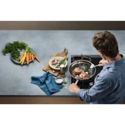 WMF Profi Resist Wokpfanne 28 Cm, Wok Mehrschichtmaterial Vollbeschichtet, Wabenstruktur, Edelstahlgriff, Backofenfest -VMD Geschäft unnamed file 748