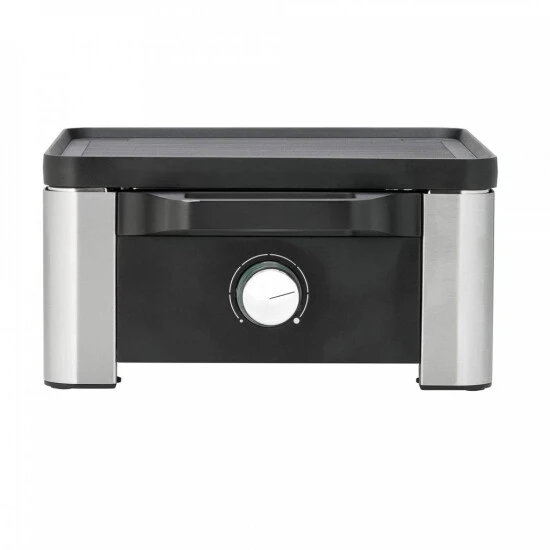 WMF Lono Raclette Grill Mit Pfännchen Und Schiebern, Raclette 4 Personen, 870 W, Edelstahl Matt 5 WMF Lono Raclette Grill Mit Pfännchen Und Schiebern, Raclette 4 Personen, 870 W, Edelstahl Matt – Bild 3
