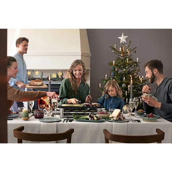 WMF Lono Raclette Grill Mit Pfännchen Und Schiebern, Raclette 4 Personen, 870 W, Edelstahl Matt 10 WMF Lono Raclette Grill Mit Pfännchen Und Schiebern, Raclette 4 Personen, 870 W, Edelstahl Matt – Bild 8