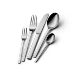 WMF Tavira Besteckset, 12 Personen, 60-teilig, Monobloc-Messer, Cromargan Edelstahl Poliert, Glänzend, Spülmaschinengeeignet -VMD Geschäft unnamed file 875