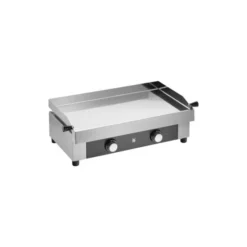 WMF Profi Plus Plancha Grill 74x38 Cm, Teppanyaki Grill, Elektrogrill Für Balkon, Tischgrill Mit Edelstahl Grillplatte, Bis 300°C, 2 Kochzonen, 3200W