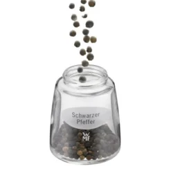 WMF De Luxe Salz Und Pfeffermühle Set 2-teilig, Befüllt, Cromargan Edelstahl, Glas, Keramikmahlwerk, Mühle Für Salz, Pfeffer, Chillischoten -VMD Geschäft unnamed file 958