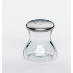 WMF Wagenfeld Salzstreuer Max Und Moritz, Glas, Cromargan Edelstahl, Spülmaschinengeeignet, H 4,5 Cm -VMD Geschäft unnamed file 982